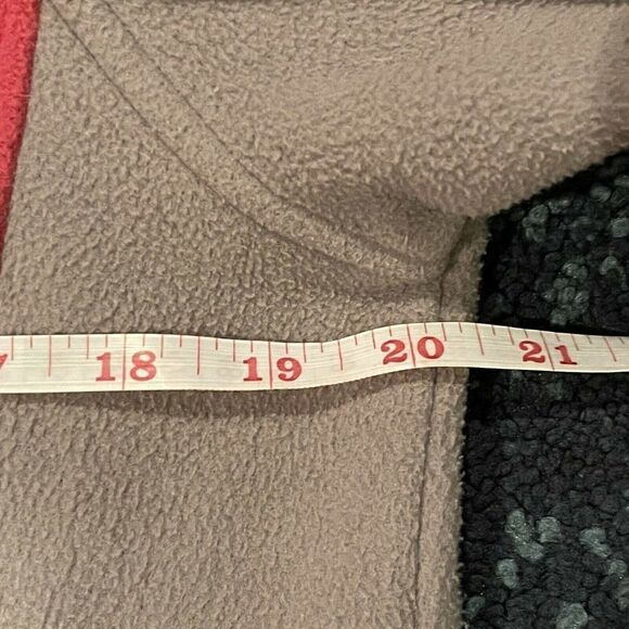 The North Face Jacket MED L Fleece Grey Pink Full Zip Unlined Camping Hiking - Picture 11 of 12